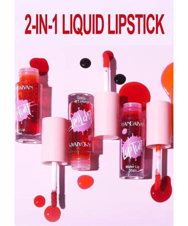 Easilydays 2 in 1 Water Lip Tint Stain | Matte Velvet Lip Gloss & Cheek Tint | Long-Lasting & Waterproof Lip Glaze (05) - Buy Online on GoSupps.com