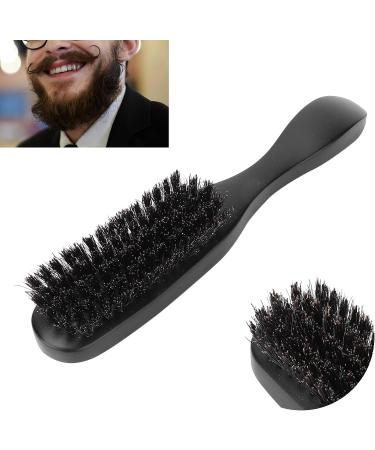 Portable Beard Brush | Beard Care Cleaning Tool | Wooden Handle for Softer & Tamer Facial Hair - Buy Online on GoSupps.com