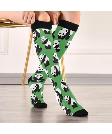 Haskirky High Elasticity Compression Socks - Cute Pandas Design for Adults | Relieve Fatigue, Perfect for Travel and Daily Activities | 1 Pair - Buy Online on GoSupps.com