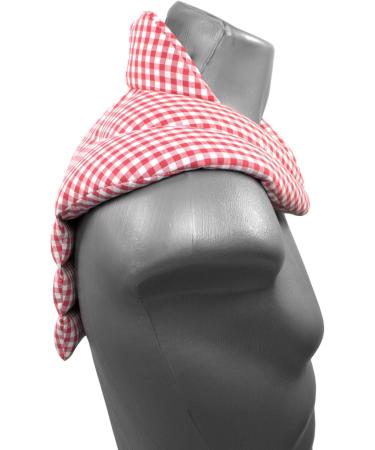 Neck Horns HWS - 2-in-1 Cherry Stone Heat & Cold Pillow for Neck Shoulders & Back Relief - Red & White Cherry Kernels - Buy Online on GoSupps.com