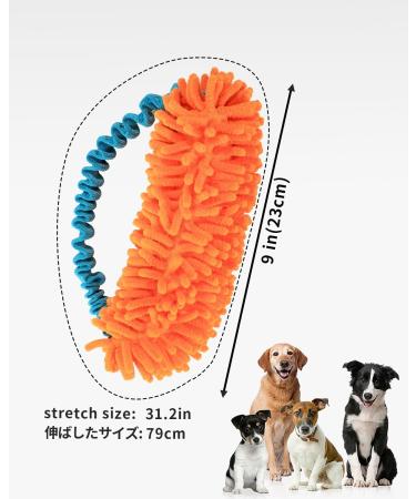 Schitec Interactive Dog Toys - Squeaky Dashy Training Rope for Puppies & Dogs | Durable Chenille & Curved Handle - Buy Online on GoSupps.com
