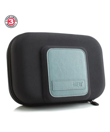 USA GEAR Hard Shell Cosmetic Travel Bag - Weather Resistant Organizer for Face Steamer, Gua Sha, Blackhead Remover, Masks & Beauty Products - Buy Online on GoSupps.com