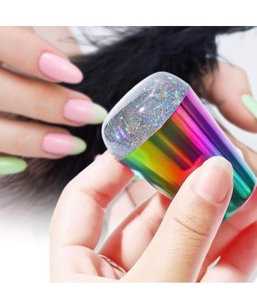 Brussel Colorful Rainbow Silicone Nail Stamp - 1x Jelly Nail Art Stamping Plate & Manicure Templates (Image Plate Stamp 2#) | International Shipping Available - Buy Online on GoSupps.com