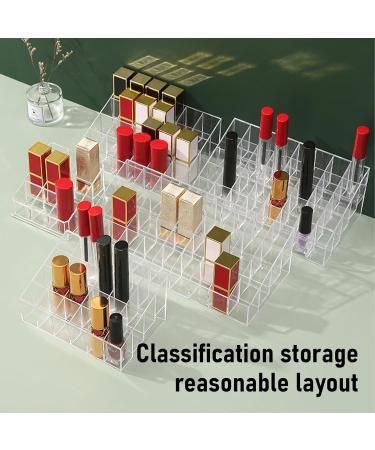Practical Lipstick Holder Transparent Makeup Display Rack Keep Your Lipsticks Neatly Arranged And Accessible - Buy Online on GoSupps.com