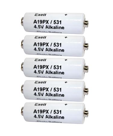 5pc Exell A19PX 4.5V Alkaline Battery V19PX 531 RPX19 A19PX EPX19