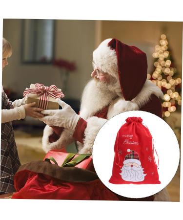 Anneome 1pc Christmas Bag Xmas Favors Bag Christmas Favor Bags Party Storage Bag Candy Packing Bag - Buy Online on GoSupps.com