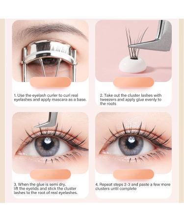 Curved Eyelash Tweezers - Ergonomic Stainless Steel Bright Color | Safe & Essential for Beauticians & Beauty Salons - International Shipping Available - Buy Online on GoSupps.com