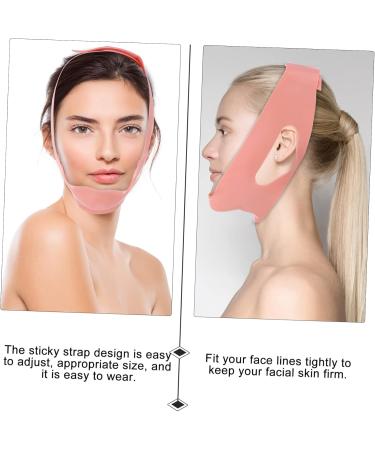 Beatifufu Silicone Beauty Bandage Chin Lift Woman Chin Strap Thin Belt Face Maskes Women Bandages Double Chin Reducer Face-lifting Artifact Face Lifting Tape Face Belt - Buy Online on GoSupps.com