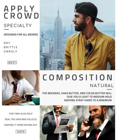 30 g natural beard balm beard balm for men moisturizing beard balm caring beard balm beard wash 100 natural beard balm beard care for men - Buy Online on GoSupps.com