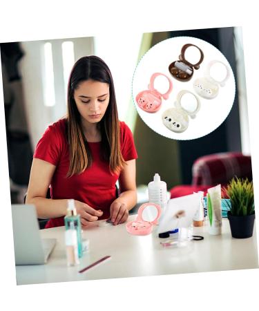 Solustre 8 STK Contact Lens Case Portable Travel Set with Mirror Eye Care Holder for Lenses Ideal for International Shipping - Buy Online on GoSupps.com