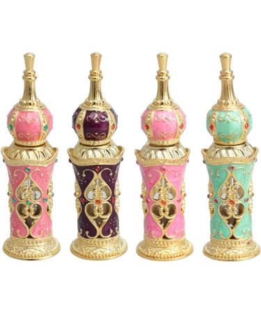 Buy Healvian 12ML Retro Perfume Bottle | Vintage Middle Eastern Style Refillable Essential Oil Container - Buy Online on GoSupps.com