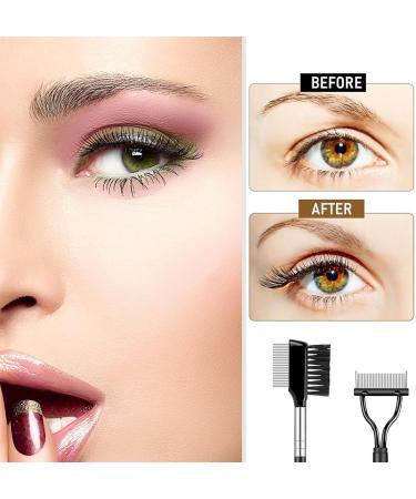 3 Pieces Eyelash Brush Set Duo Eyebrow Brush Eyelash Care Brushes for Eyebrows Professional Eye Makeup Tools - Buy Online on GoSupps.com