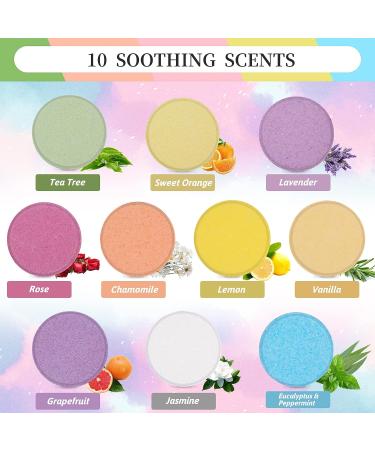 Aromatherapy Shower Steamers Gift Set - 30 Pcs Shower Bombs with Essential Oils for Stress Relief & Relaxation - Perfect Home Spa Gift for Women and Men - Ideal for Birthday and Holiday Gifts - Buy Online on GoSupps.com