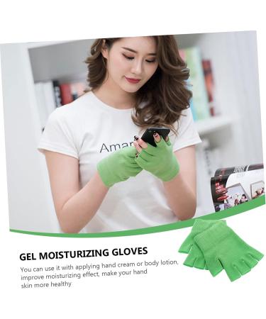 MERRYHAPY 2 Pairs Gel Gloves Hand Care Gloves for Cracked Skin Moisture Gloves Blue Moisturising Gloves Moisturizing Gloves Half Finger Skincare Gloves Gel Moisturizing Gloves Dipping - Buy Online on GoSupps.com