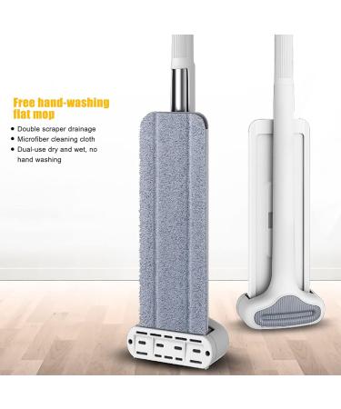 Wet Dry Dual Use Dust Squeeze Flat Mop Kit Floor Cleaner Accessory Mop Floor Mop Mop Floor for Home Use White - Buy Online on GoSupps.com