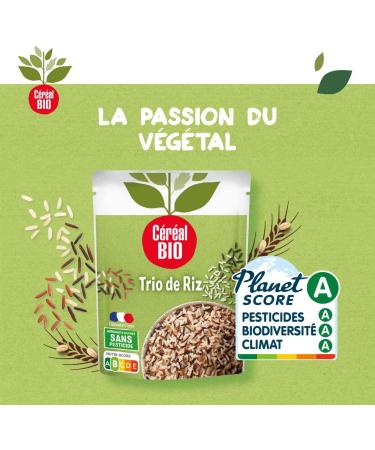 Organic Rice Trio Cereal - Microwavable Sachet Quick to Reheat - Vegan and Organic - 220g - 209477 - Buy Online on GoSupps.com