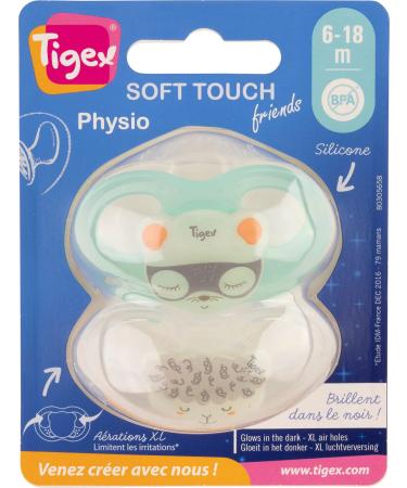 Tigex Silicone Night Pacifier Size 2 - Soothing Comfort for Babies | International Shipping Available - Buy Online on GoSupps.com