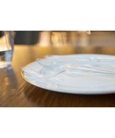 POSATE Heavy Weight Clear Disposable Plastic Forks - 100 Count - Buy Online on GoSupps.com