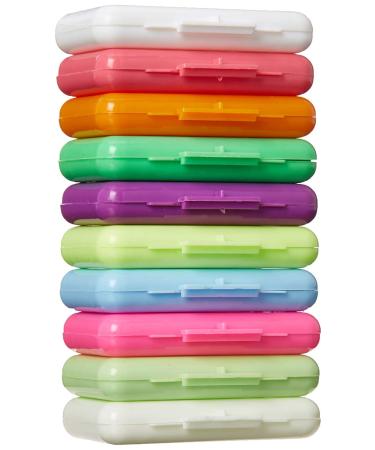 Braces Wax 10 Pack - Unscented & Flavorless Orthodontic Wax Strips with Color Cases - Food Grade Dental Wax for Braces & Aligners by tecnidentusa - Buy Online on GoSupps.com