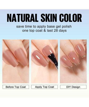 TOMICCA Short Coffin Nail Tips 180PCS Matte Dark Nude Gel Nails - 15 Sizes, No Filed Pre-colored Press On Nails for Nail Art Extensions - Buy Online on GoSupps.com