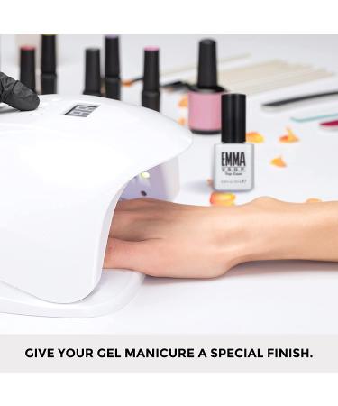 EMMA Beauty Top Coat Treatment - 0.44 fl. oz. | UV/LED Light Cure Gel Polish - Buy Online on GoSupps.com