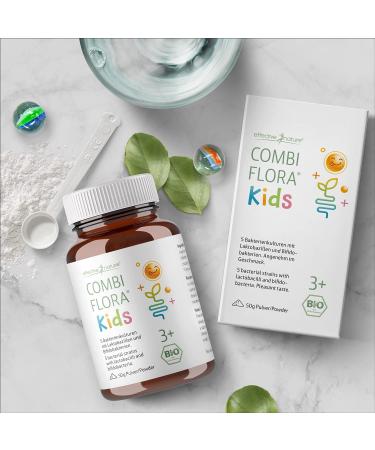 Combi Flora Kids Bio 50g - Probiotic Powder with Bifidobacterium & Lactobacillus for Children 3+ - 5 Strains & Dosing Spoon - Buy Internationally - Buy Online on GoSupps.com