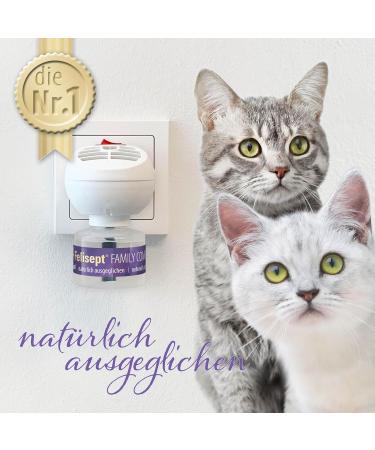 Felisept Family Comfort Starter Set for Multi-Cat Households | Natural Cat Sedative & Relaxation Agent (Evaporator + 45ml Flakon) - Buy Online on GoSupps.com