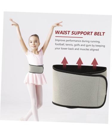Buy Toddmomy Lower Back Brace Dance Belt - Elasticity Protective Gear for Girls | Gym Belts Grey 80x14.5x1CM - International Shipping Available - Buy Online on GoSupps.com