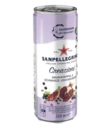 Buy San Pellegrino Creanicioni Pomegranate & Black Currant Limmonade - 33 Calories 12x330ml Disposable Doses - 36 Pack - International Shipping Available - Buy Online on GoSupps.com