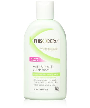 Phisoderm Anti-Blemish Gel Cleanser 6 oz (Pack of 2)