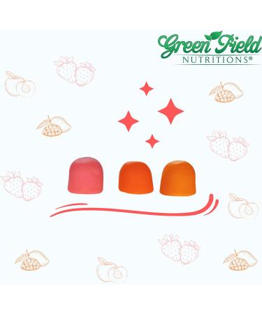 Greenfield Nutritions Halal Vitamin D3 Gummies for Adults - 2000 IU (50 mcg), 90 Gummy Halal Vitamins - Non-GMO Gluten Gelatin Free Vegetarian Halal Vitamin D - Supports Bone Heart & Immune Health - Buy Online on GoSupps.com