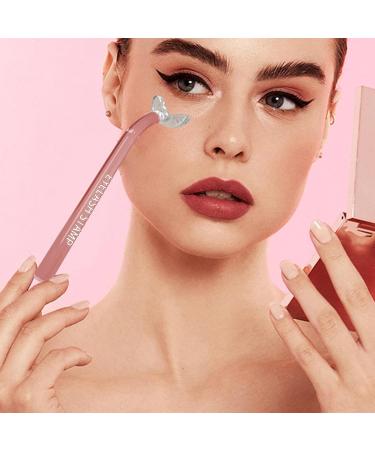 Eye Lashes Beauty Products | Realistic Bottom Lash Stamp Easy to Put On Eyelash Stamps Smudge-Proof Silicone Eyelash Stamp for Bottom Lashes Traveling Home Working Dating Gathering Pink - Buy Online on GoSupps.com