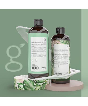 GoodMood Tea Tree Shampoo & Conditioner Set - Mint, Protein, Collagen & Silk - For Men and Women with DHT Blockers - Sulfate & Paraben Free - 2x16oz - Buy Online on GoSupps.com