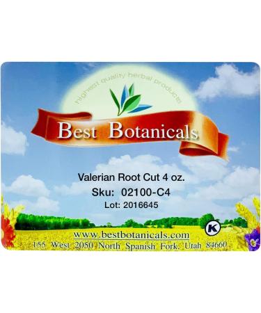 Best Botanicals Valerian Root Cut 4 oz. 4 Ounce (Pack of 1) - Buy Online on GoSupps.com
