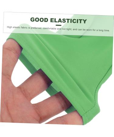 Beatifufu 1 Pair Nail Gloves Nail Polish Elastic Spandex Fingerless 20X8X0.4CM - Buy Online on GoSupps.com