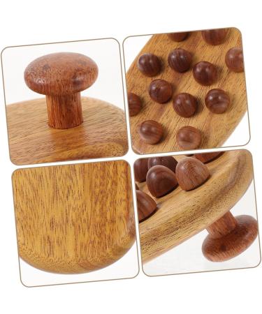 Frcolor 2-Piece Wooden Massage Brush Set | Natural Wood Scalp Comb & Massage Tools for Relaxation - Buy Online on GoSupps.com