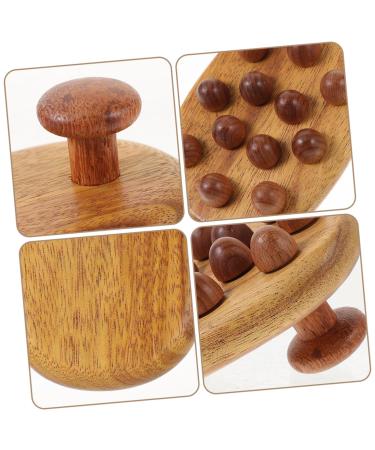 Anneomas 2-Piece Wood Massage Brush Set | Multi-Purpose Travel Comb & Scalp Massage Tool | Wide Tooth Decorative Wooden Comb - Buy Online on GoSupps.com