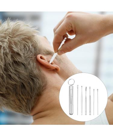 Healifty 21 Pcs Ear Cleaner & Wax Removal Kit + Home Camera Set - Silver, Ear Cleaning Tool 11X1.8cm, Earwax Removal Tool - Buy Online on GoSupps.com