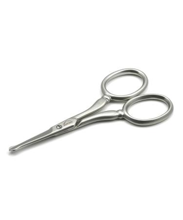 Mont Bleu Ear & Nose Hair Scissors Straight Blades Carbon Steel Made in Italy Straight 9 cm/3 "