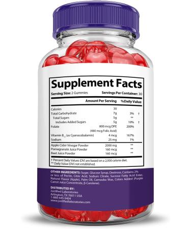 Buy Ketocalm Nutrition Keto ACV Gummies 2000MG - Vegan Non-GMO Pomegranate & Beet Juice - 60 Count for Ultimate Ketosis - Buy Online on GoSupps.com