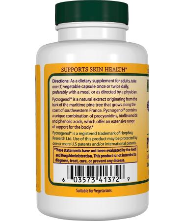 Healthy Origins Pycnogenol 100mg Veg Caps - 60 Count - Buy Online on GoSupps.com