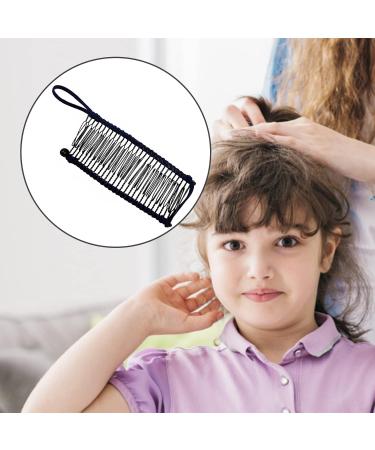 1Pcs Banana Hair Clips Large Stretch Banana Clip Vintage Banana Barrette Large Size Stretch Banana Clips No Crease Elastic Clincher Hair Comb Hairpin for Thick Curly Wavy Hair Styling Accessories - Buy Online on GoSupps.com