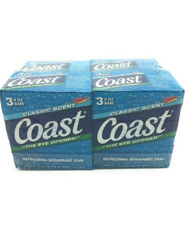 Coast Bath Bars  Classic Scent Bar Soap - 4.0 Ounce / 12Bars