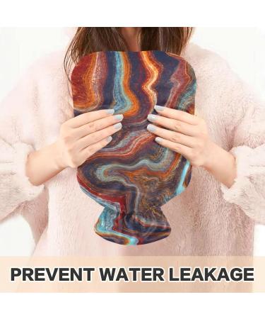 Naanle Vintage Marble Hot Water Bottle - 2L for Back Pain Relief Hand & Foot Warmer Hot & Cold Therapy - Buy Online on GoSupps.com
