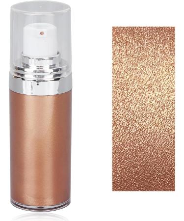 Glitter Body Makeup Liquid Cream - Shiny Face & Skin Highlighter Lotion for a Natural Glow - Prismatic Finish in Bronze Gold - Buy Online on GoSupps.com