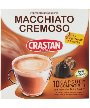 Crastan Crastan Pack of 60 Dolce & Gusto Macchiato Cream Coffee Capsules