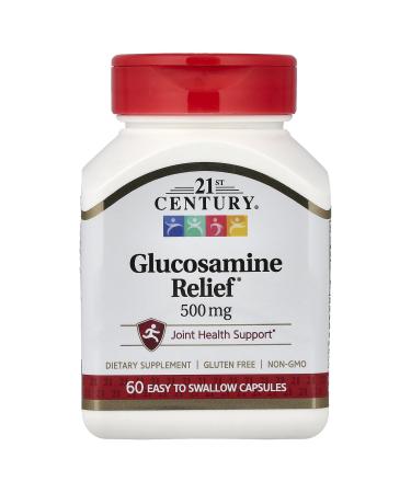 21st Century Glucosamine Relief 500 mg 60 Easy to Swallow Capsules