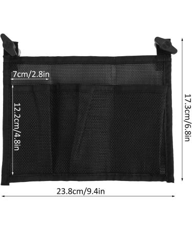 Alomejor Durable Black Nylon Storage Mesh Bag for Marine Boat, Canoe, Kayak - Organizer Pouch - Buy Online on GoSupps.com
