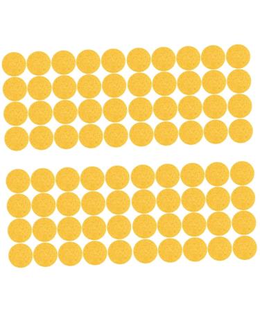 FRCOLOR 80 Pcs Sponge Pulp Puff Round Makeup Sponge Exfoliating Face Sponge Face Washing Sponge Compressed Face Sponges Round Makeup Removal Cleansing Facial Makeup Remover Sponge Mat