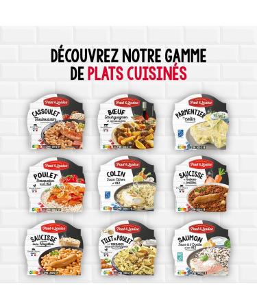 Paul & Louise - Cassoulet Toulousain - 300g - Pr t en 2 minutes au micro-onde - Viande 100% Origine France - Recette traditionnelle - Sud Ouest - Terroirs - Longue Conservation - Temp rature Ambiante - Buy Online on GoSupps.com
